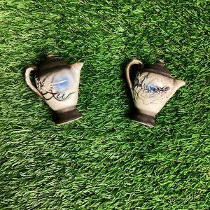 Vintage Dragonware Teapot Salt & Pepper Shakers